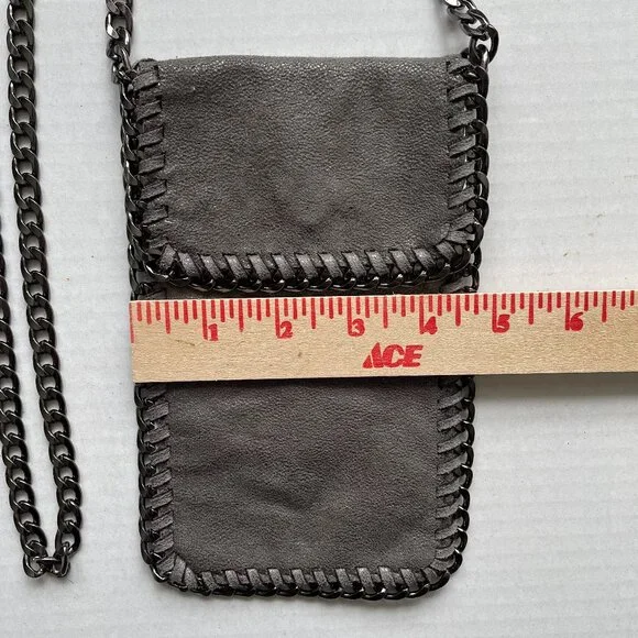 Grey vegan Stella McCartney Falabella style Pouch crossbody - Picture 8 of 10